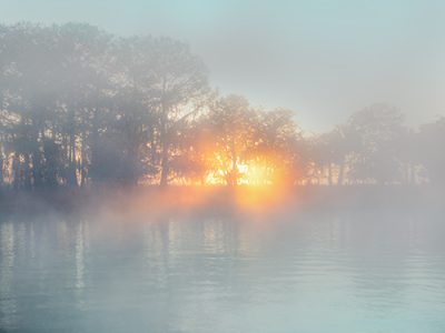 River Fog And Sun